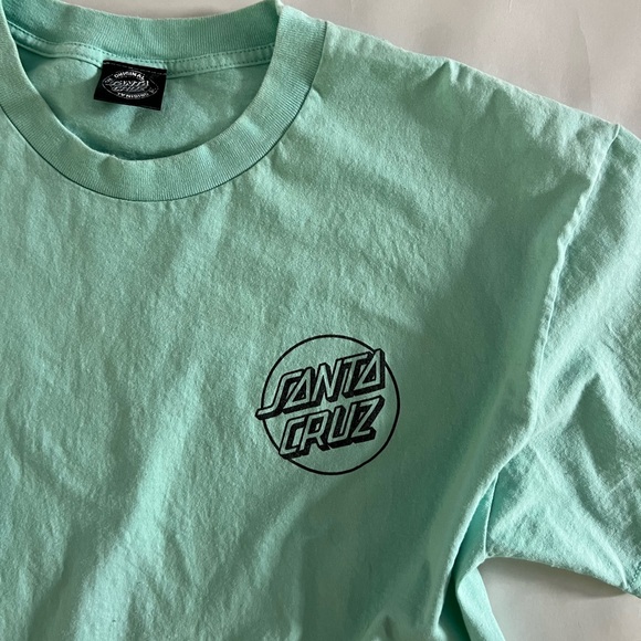 Santa Cruz Classic Tee - Sky Blue - Large - Picture 2 of 3